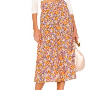 Faithfull The Brand Luda Midi Skirt - Meja Floral Print